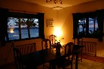 Dining area with sea views